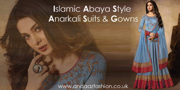 Islamic Abaya Style Anarkali Suits & Gowns