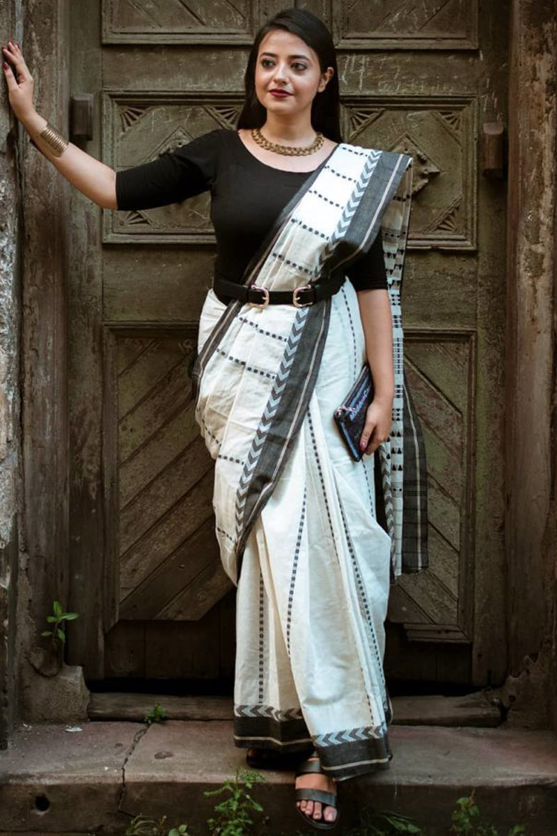 Plus size in store saree