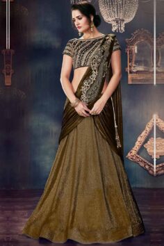 Lehenga Style Saree: Best of Both Worlds