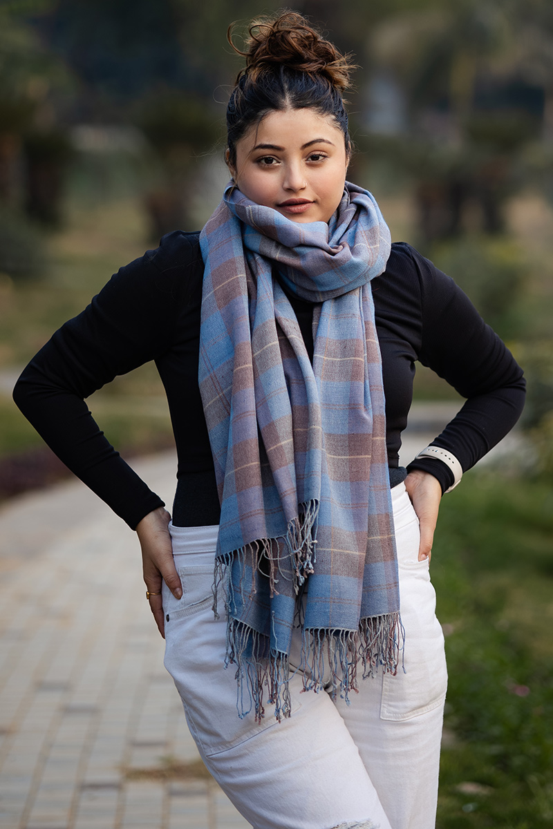 What is a shawl, blue shawl