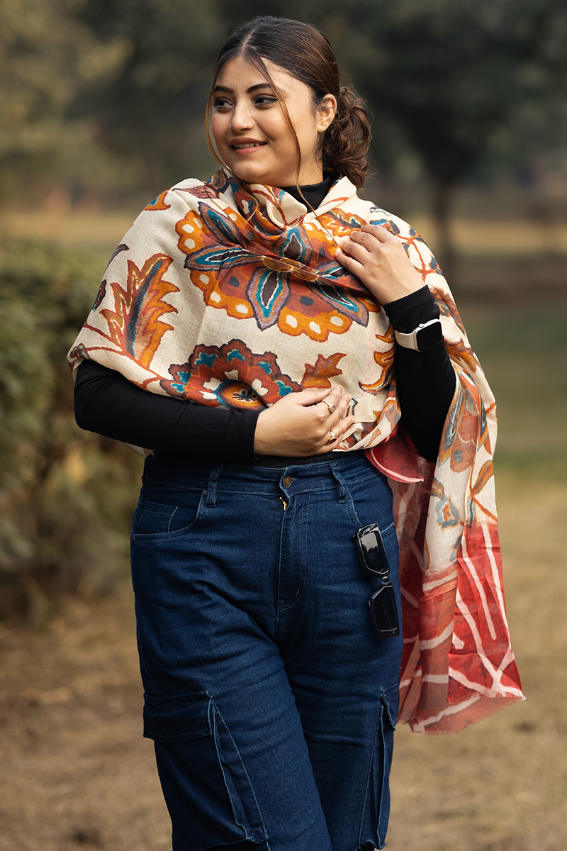 What is a shawl, floral Shawl