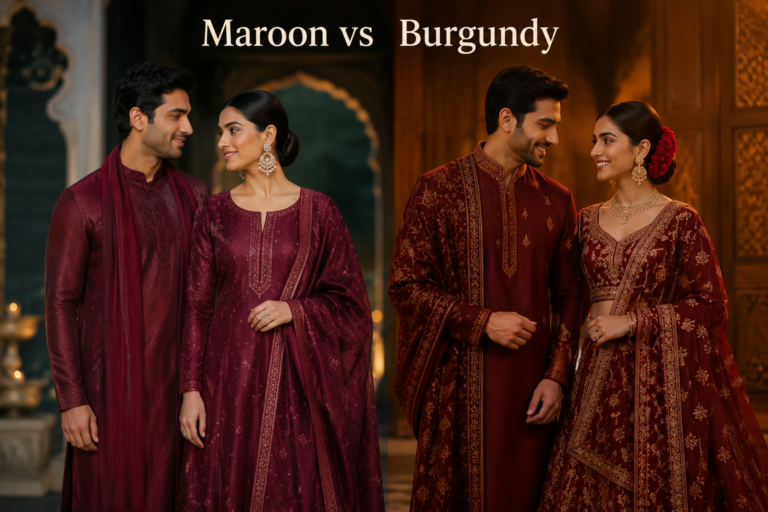 Maroon vs Burgundy Blog Featured Image by Andaaz Fashion