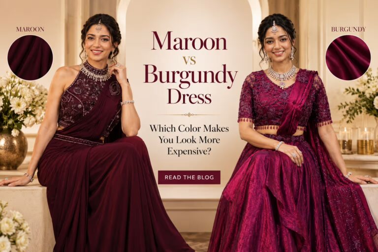 Maroon vs Burgundy Dress Which Color Makes You Look More Expensive